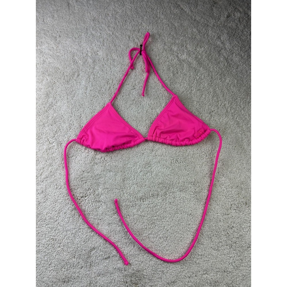 OP‎ Bikini Top Womens Small Triangle Swimwear Adjustable Strings Beach Swim